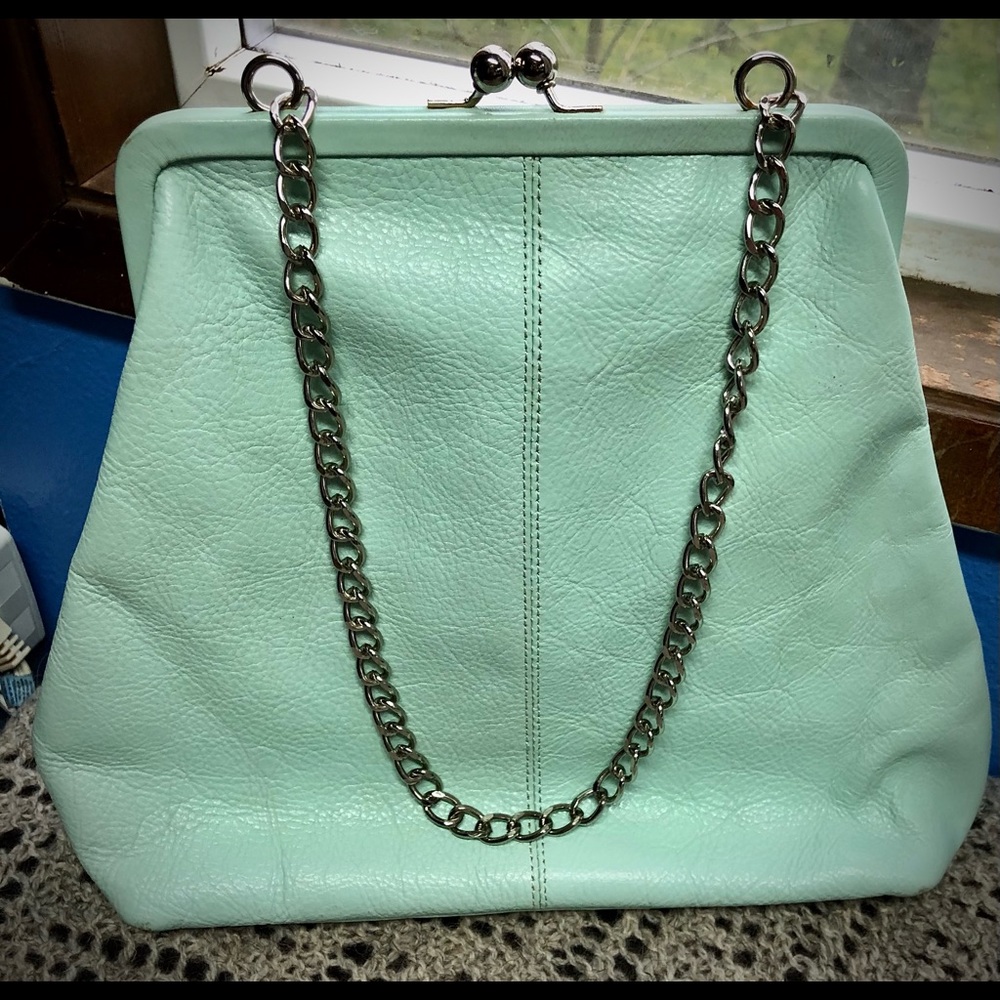Leather handbag